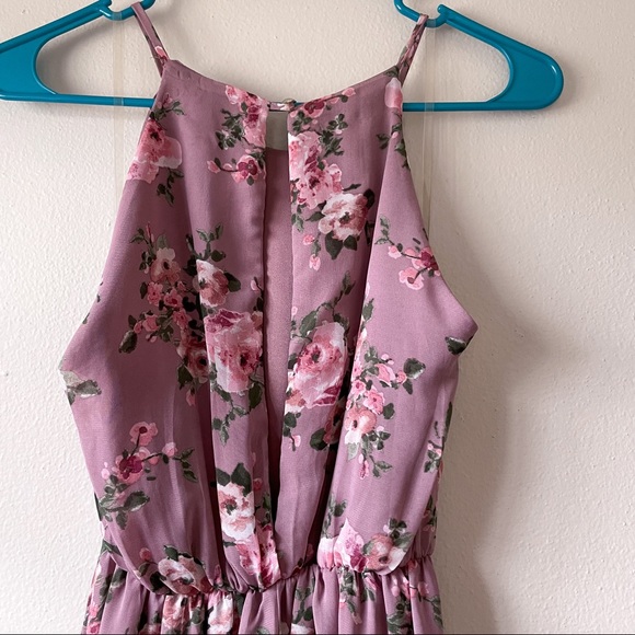 Windsor High Neck Blouson Maxi Dress - Picture 8 of 9